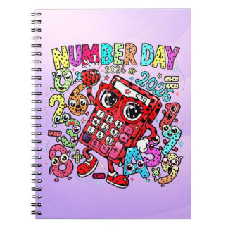 Cuaderno Cute Maths Number Day Notebook for Primary School