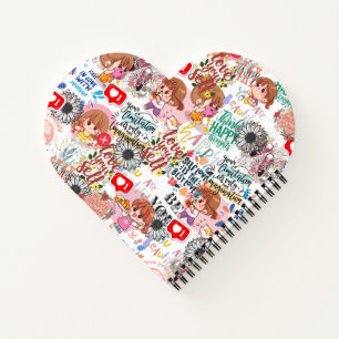 Cuaderno Cute Motivacional – Cita Positiva Kawaii 