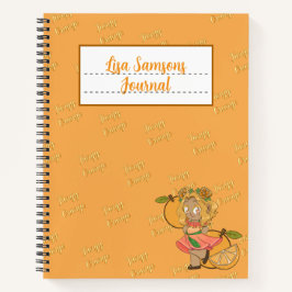 Cuaderno Cute Orange Chibi Journal