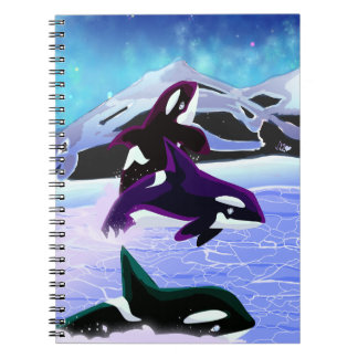 Cuaderno Cute Orcas Árticas de Regreso a la Escuela