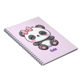 Cuaderno Cute Panda