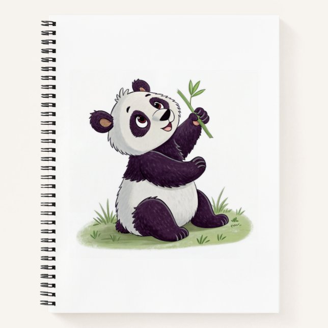 Cuaderno Cute Panda Notebook | Dream Quill (Anverso)