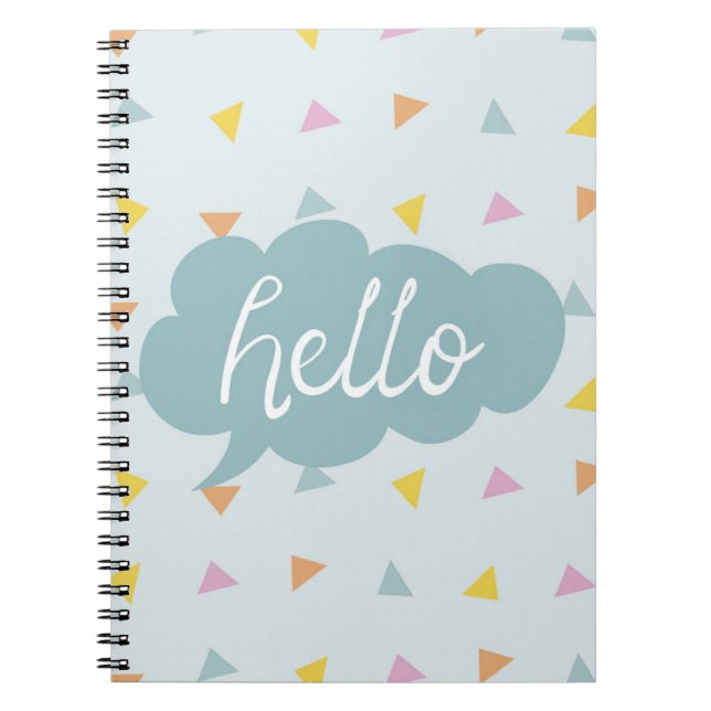 Cuaderno Cute Pastel Hello (Frente)