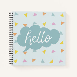 Cuaderno Cute Pastel Hello
