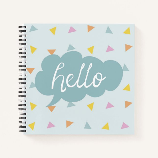 Cuaderno Cute Pastel Hello (Anverso)