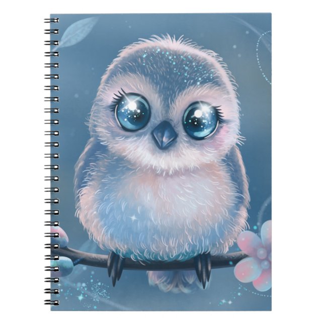Cuaderno Cute Pastel Owl Art Notebook (Frente)