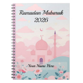 Cuaderno Cute Pastel Pink Ramadan