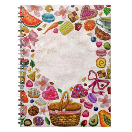 Cuaderno Cute Pastry Confections Sweets