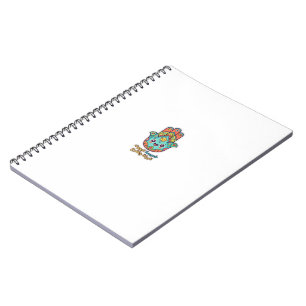 Cuaderno Cute pegatina de mano de Hamsa marroquí Kawaii