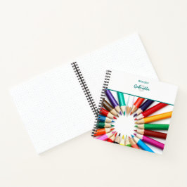 Cuaderno Cute Pencils Monogramed Notebook