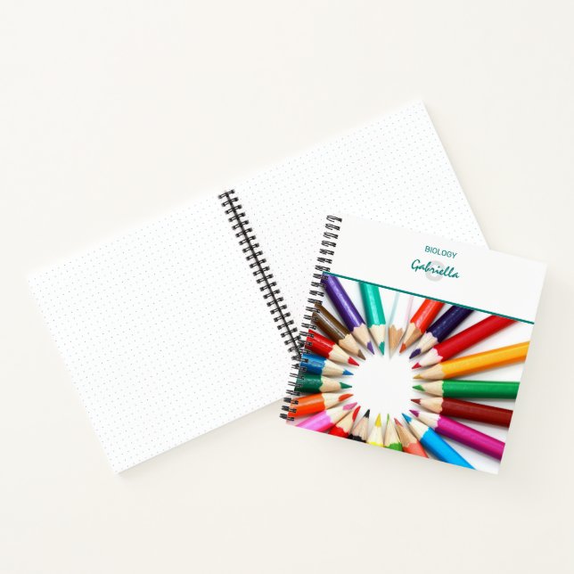Cuaderno Cute Pencils Monogramed Notebook (Interior)