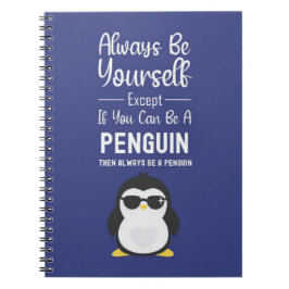 Cuaderno Cute Penguin Gift Animal Cartoon Funny Bird Winter