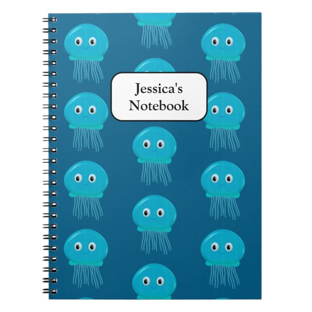 Cuaderno Cute Personalizado Jellyfish (Frente)