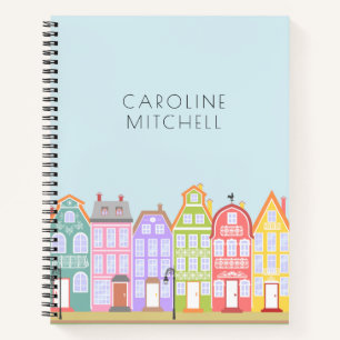 Cuaderno Cute Personalizado Old Town Custom Name Notebook