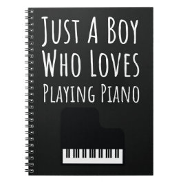 Cuaderno Cute Piano Player Gifts For Baby Boys Pianist Kids