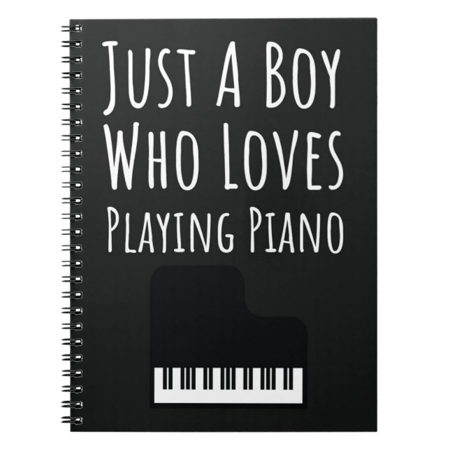 Cuaderno Cute Piano Player Gifts For Baby Boys Pianist Kids (Frente)