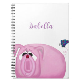 Cuaderno Cute Piglet Chumley Y Hermosos Amigos