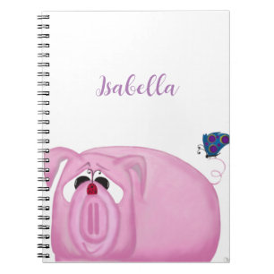 Cuaderno Cute Piglet Chumley Y Hermosos Amigos