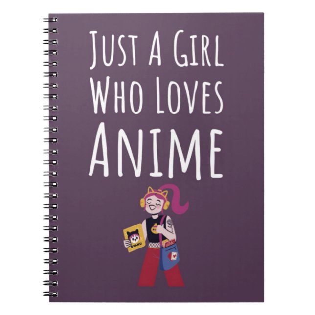 Cuaderno Cute Pink Anime Gifts For Baby Girls Otaku Kaiwaii (Frente)
