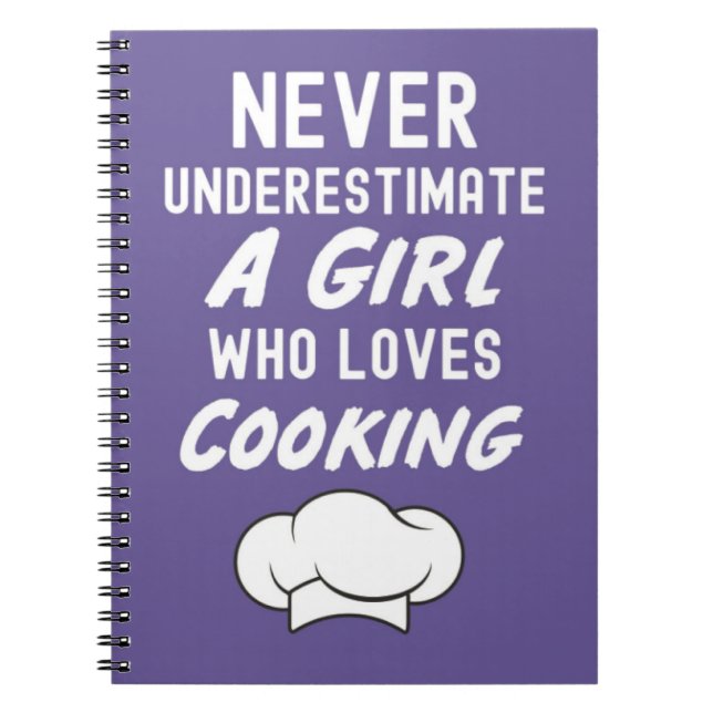 Cuaderno Cute Pink Cooking Gifts For Girls For Kids Girly (Frente)