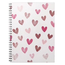 Cuaderno Cute Pink Heart Pattern – Romantic &Stylish Design