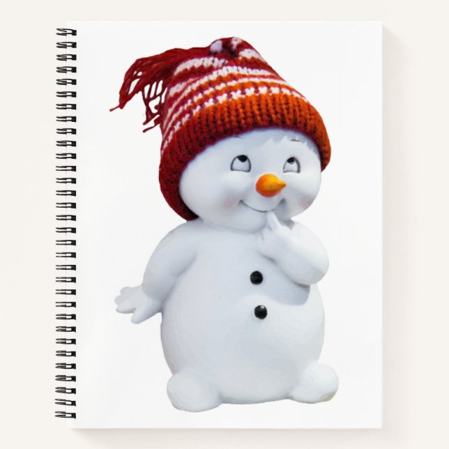 CUADERNO CUTE PLAYFUL SNOWMAN (Anverso)