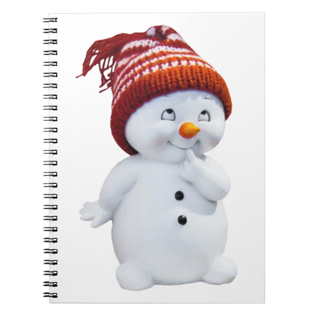 CUADERNO CUTE PLAYFUL SNOWMAN (Frente)