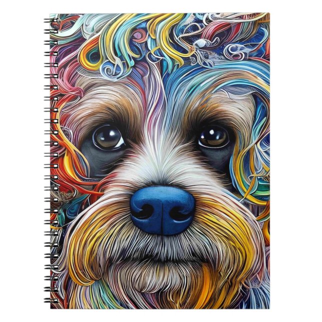 Cuaderno Cute Pop Art Terrier (Frente)
