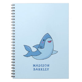 Cuaderno Cute portátil Kawaii para tiburones