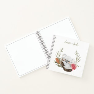 Cuaderno Cute portátil Koala personalizado