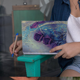 Cuaderno Cute portátil morado