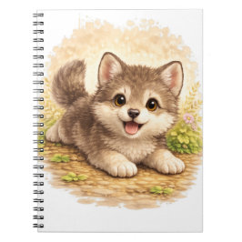 Cuaderno Cute Puppy Spiral Notebook Kawaii Dog