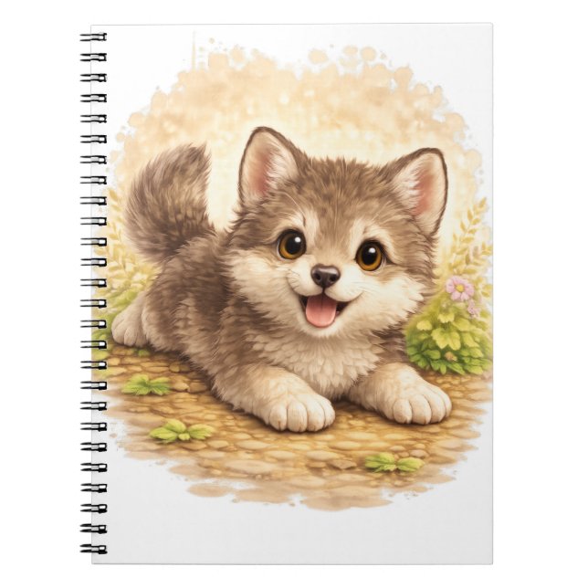 Cuaderno Cute Puppy Spiral Notebook Kawaii Dog (Frente)