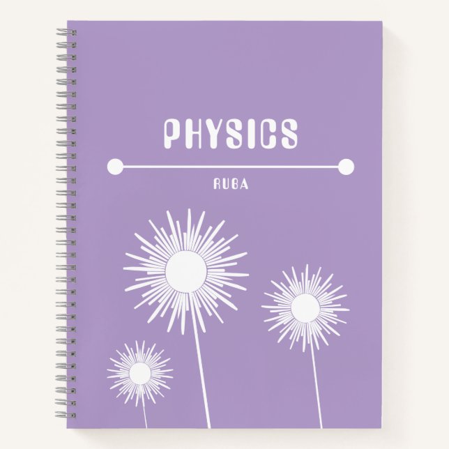 Cuaderno Cute purple Notebook (Anverso)