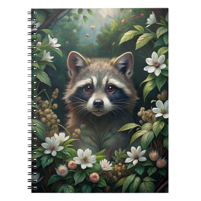 Cuaderno Cute Raccoon (Frente)