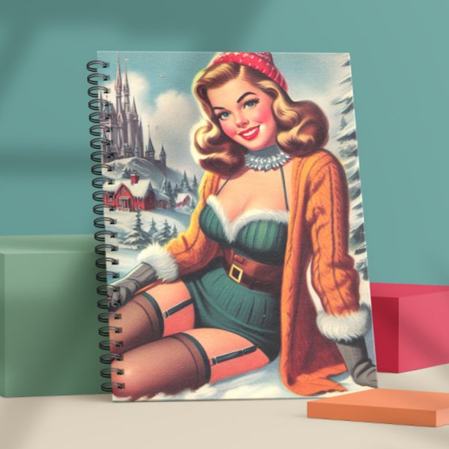 Cuaderno Cute Retro Winter Pin-up (Subido por el creador)