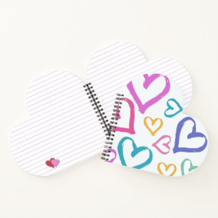 Cuaderno Cute Romantic Pastel Hearts
