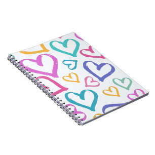 Cuaderno Cute Romantic Pastel Hearts