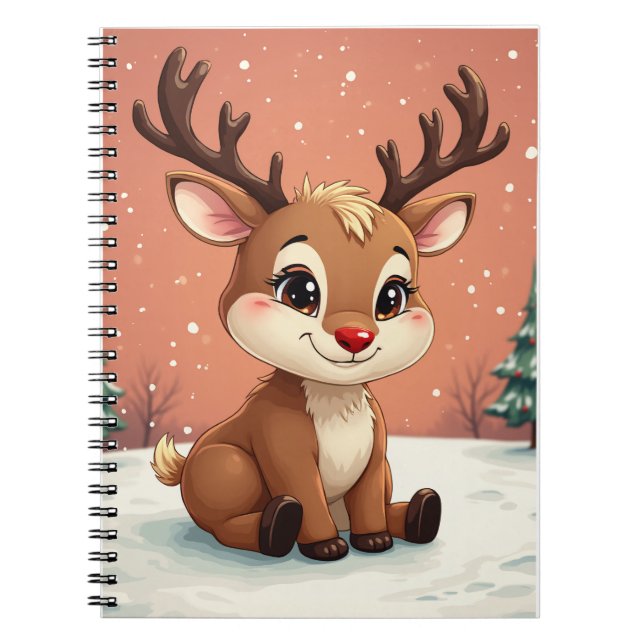 Cuaderno Cute Rudolph Character Notebook (Frente)