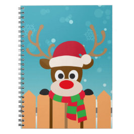 Cuaderno Cute Rudolph El Reno De La Nariz Roja | Portátil