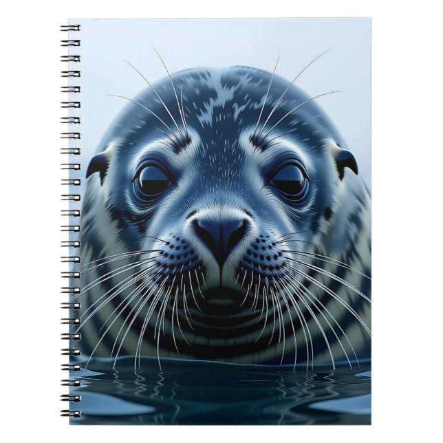 Cuaderno Cute Seal Close up (Frente)