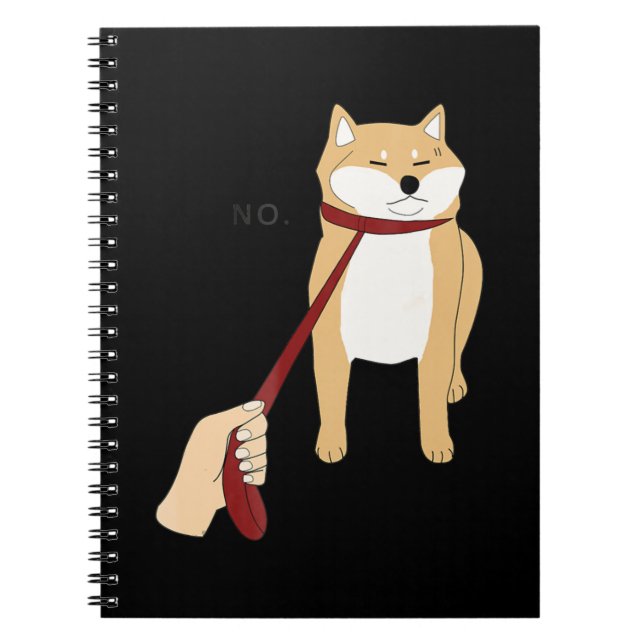 Cuaderno Cute shiba inu | Diseño divertido para perros no p (Frente)