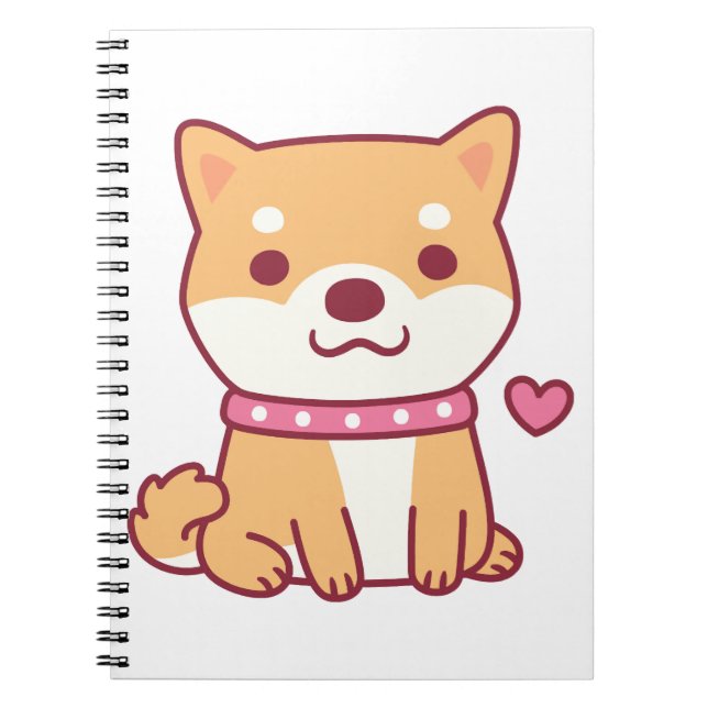 Cuaderno Cute Shiba Inu Dog (Frente)