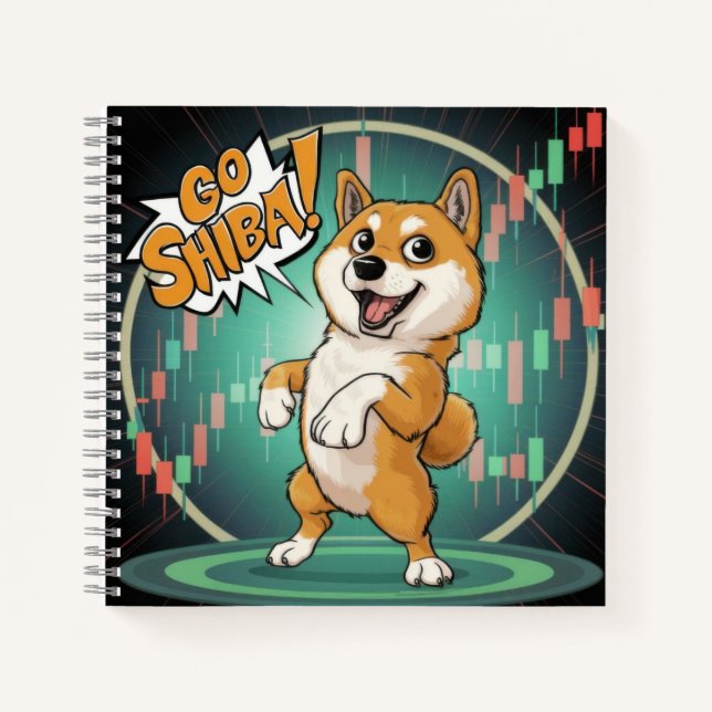 Cuaderno Cute Shiba Inu Dog (Anverso)