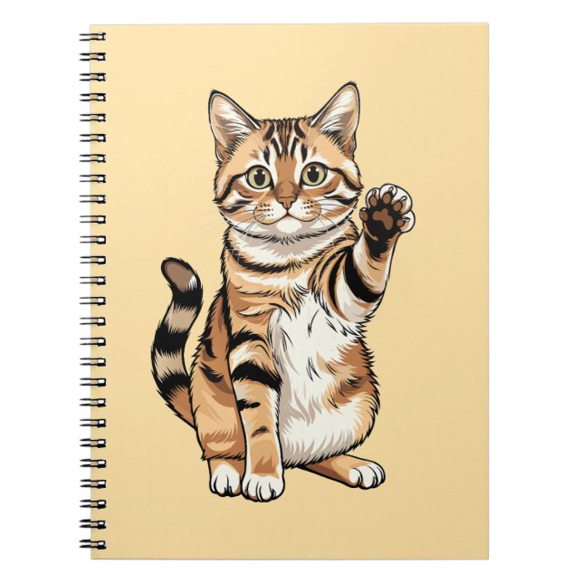 Cuaderno Cute simple design men cat lover (Frente)