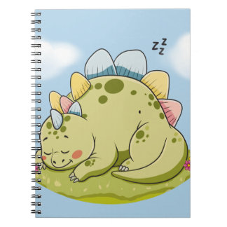 Cuaderno Cute Sleeping Baby Dinosaur Notebook