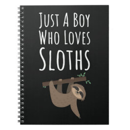 Cuaderno Cute Sloth Gifts For Baby Boys Kids Animals Lover