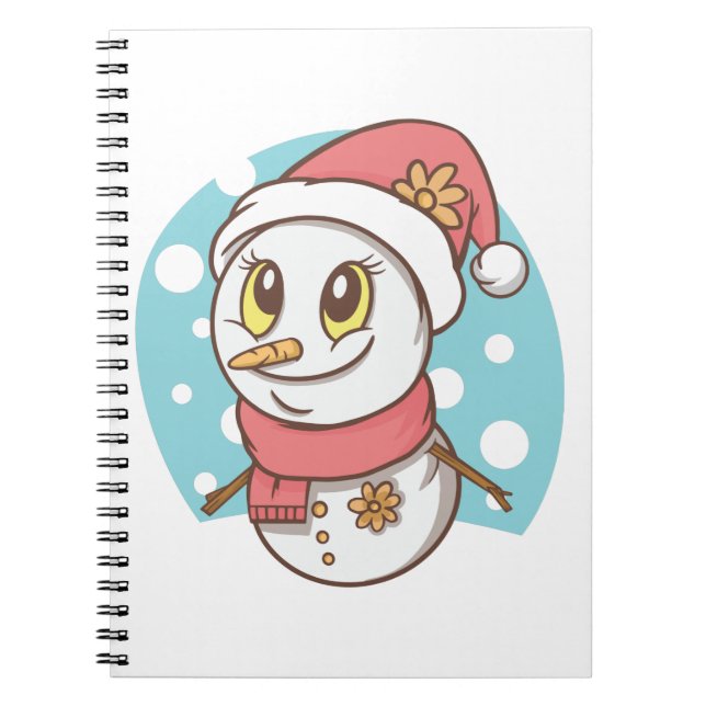Cuaderno Cute Snowman (Frente)