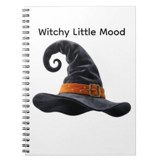 Cuaderno Cute Sombrero de Bruja Halloween Espeluznante