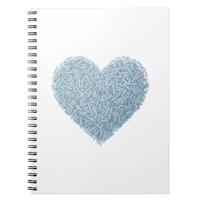 Cuaderno Cute Sprinkle Heart | Sprinkle para Bebé (Frente)